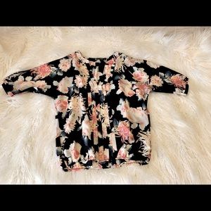 NY&CO floral print blouse